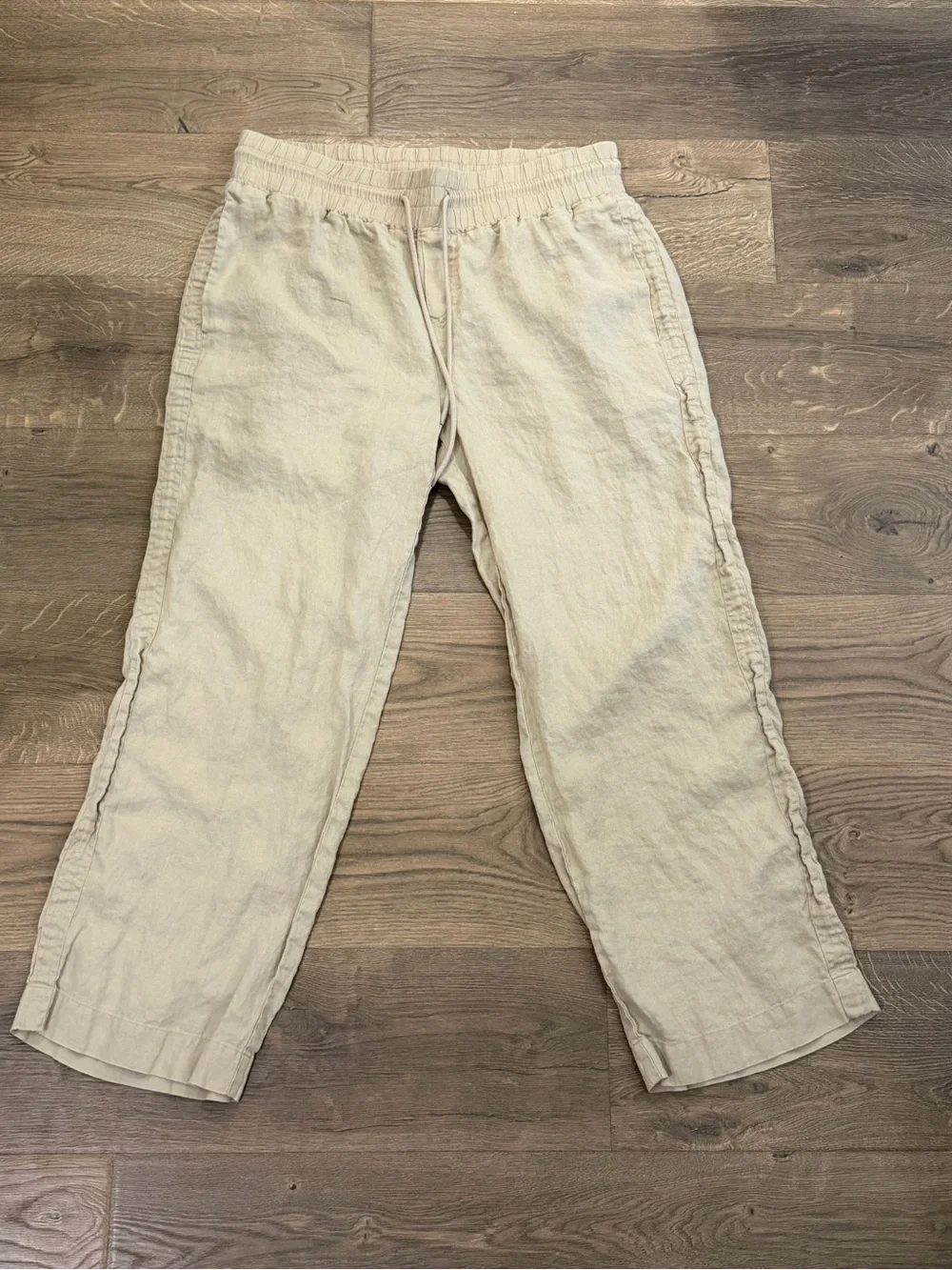 Quince 100% European Linen Wide Leg Pants XL
